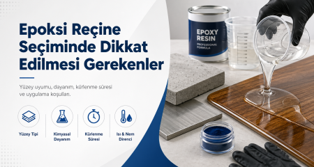 Epoksi Reçine Seçiminde Dikkat Edilmesi Gerekenler
